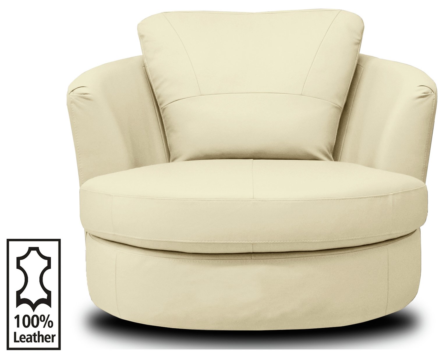 Argos Home Milano - Leather Swivel Chair Reviews