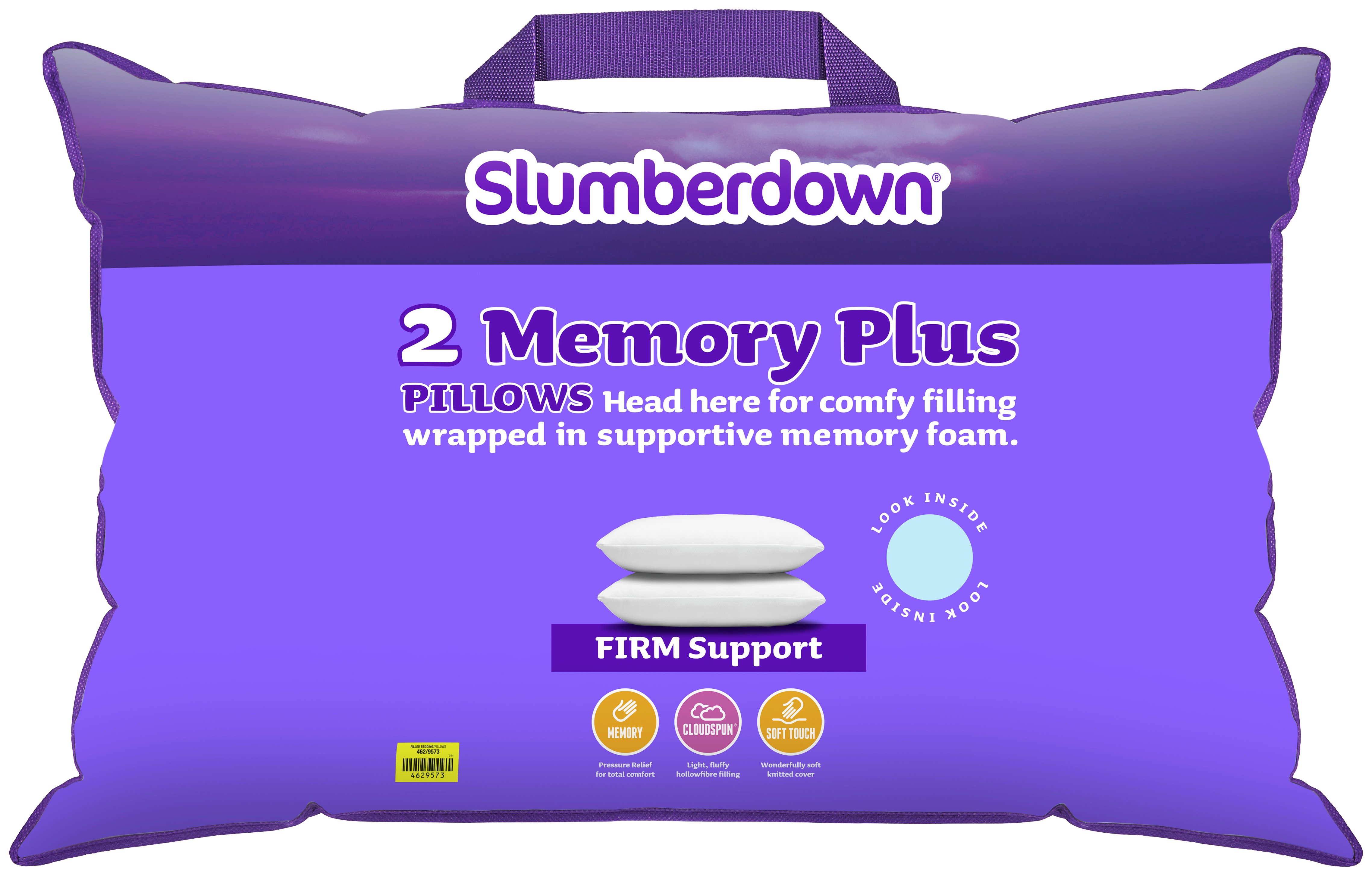 Slumberdown Memory Foam Plus Pair of Pillows Reviews