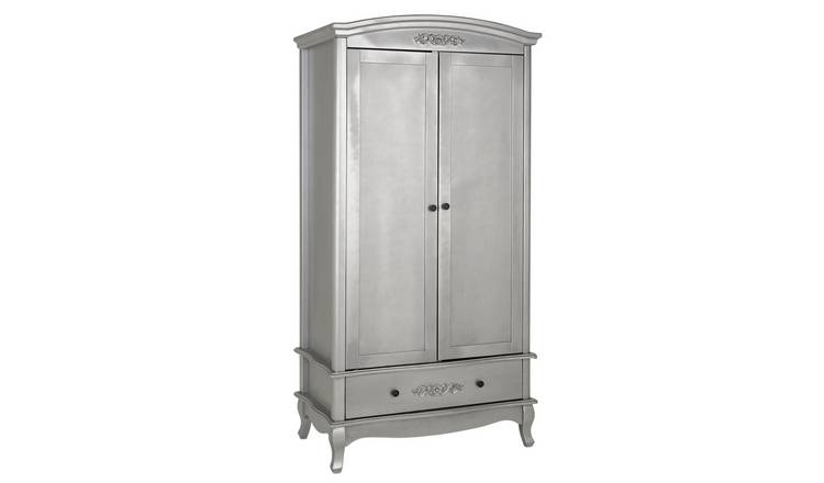 Buy Argos Home Sophia 2 Door 1 Drawer Wardrobe Silver