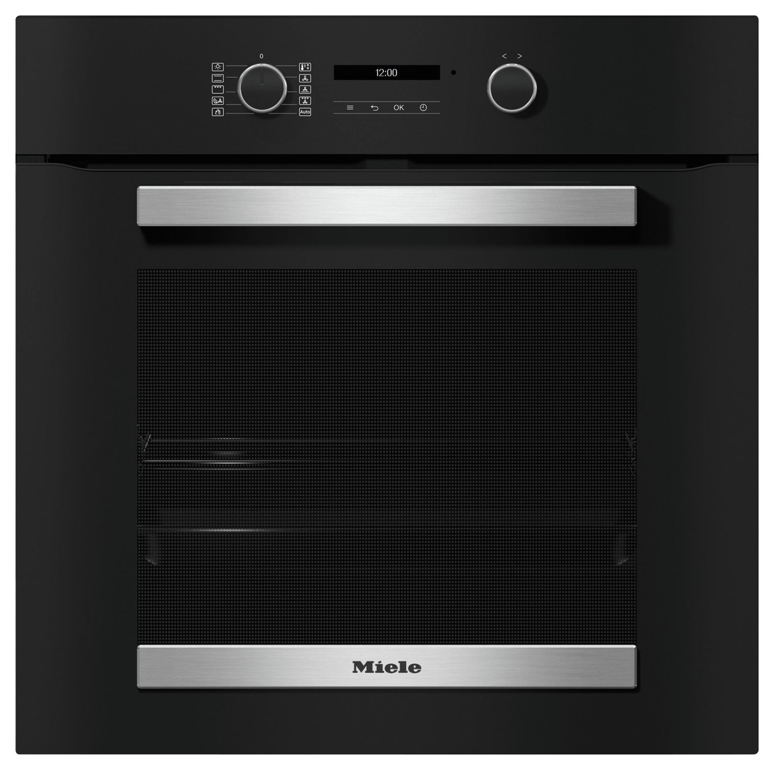 Miele H2465B Built In Single Electric Oven - Black