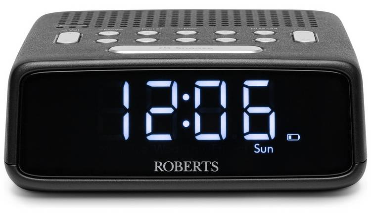 Roberts Ortus FM Clock Radio - Black