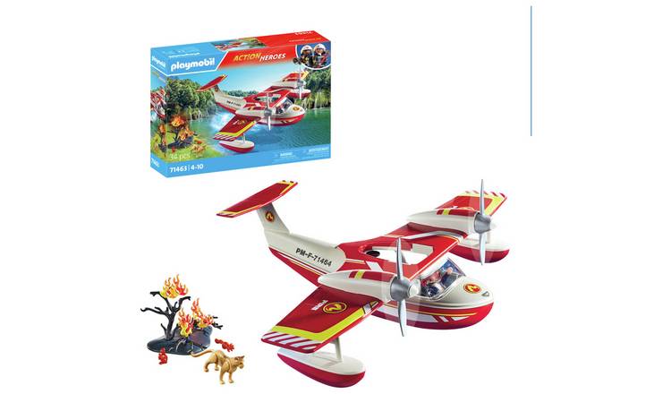 Buy Playmobil 71463 Action Heroes Firefighting Seaplane Playsets and figures Argos