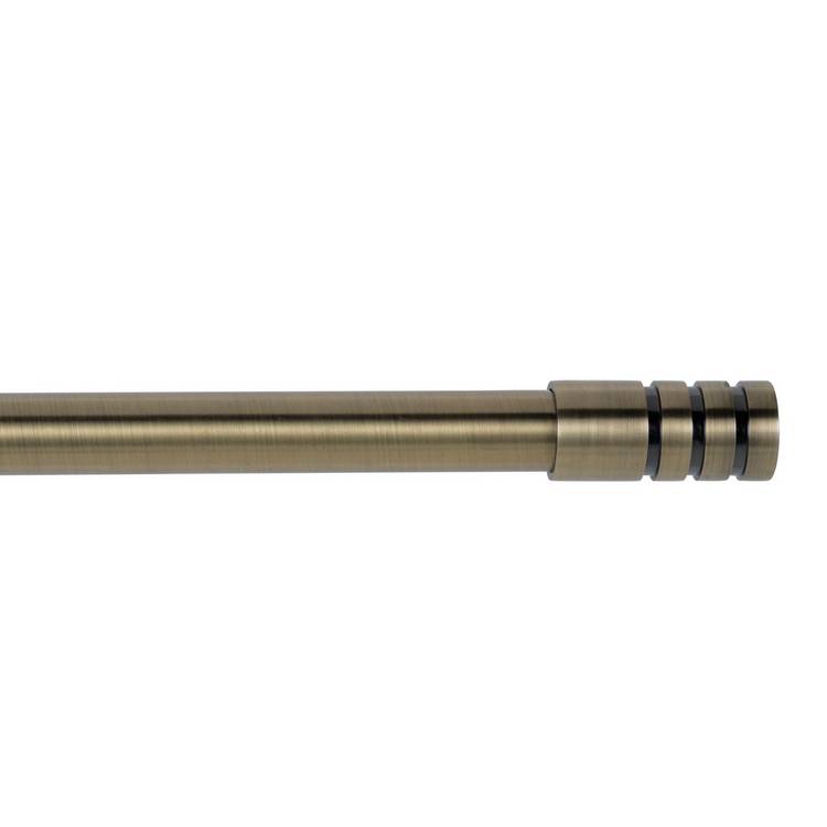 Argos Home Brass Extendable Curtain Pole - 110cm - 300cm 0