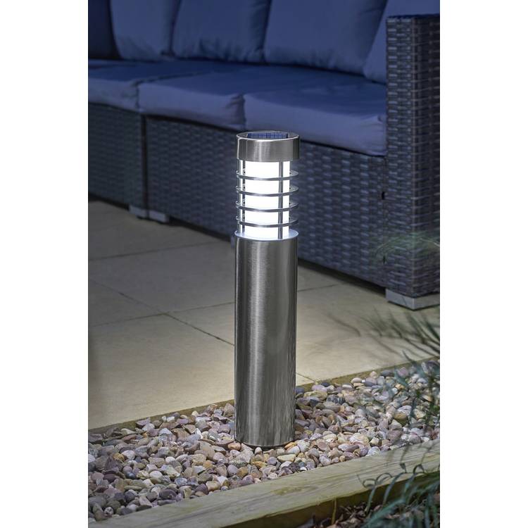 Smart Solar White Solar Bollard Lights - Set of 2 0