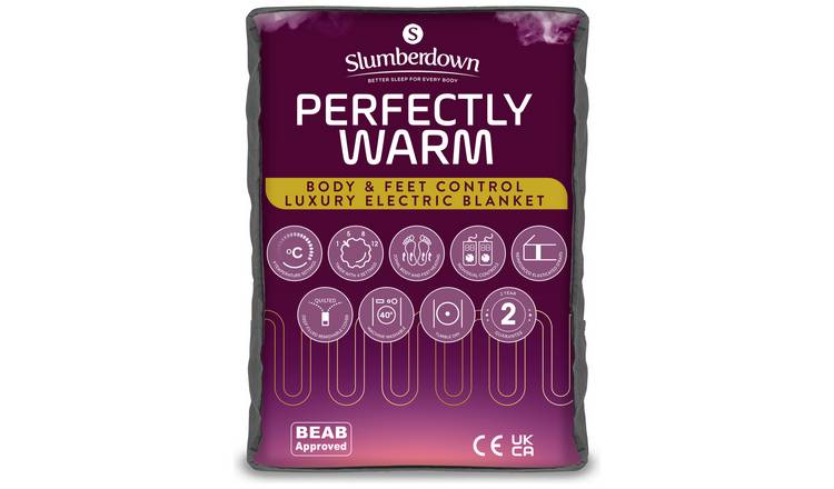 Buy Slumberdown Perfeclty Warm Luxury Electric Blanket Superking Electric blankets Argos