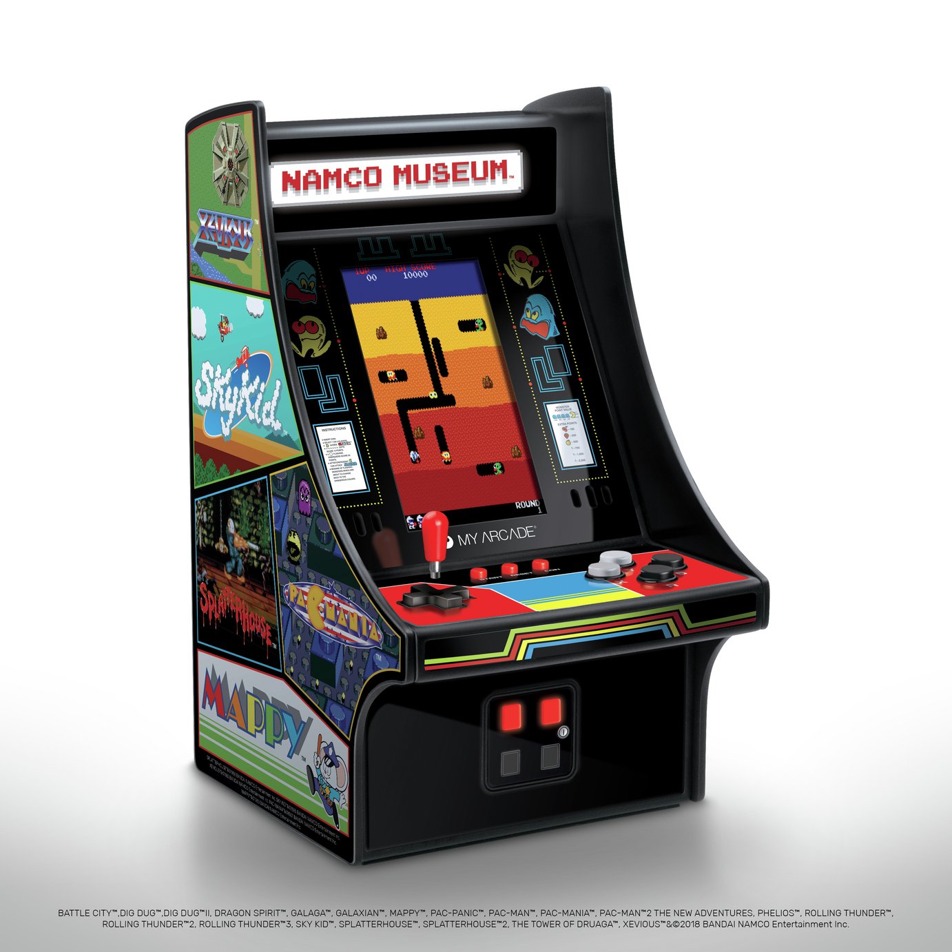 Namco Museum Hits Mini Arcade Machine with 20 Games Review