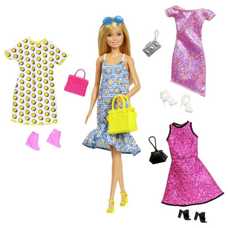 Barbie Fashion Doll - (32cm) Outfit & Accessories Pack 0
