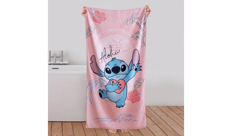 Stitch Disney Towel - Pink