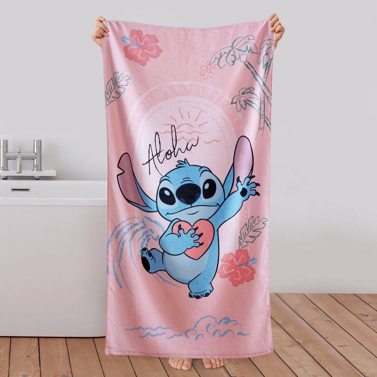 Stitch Disney Towel - Pink 0
