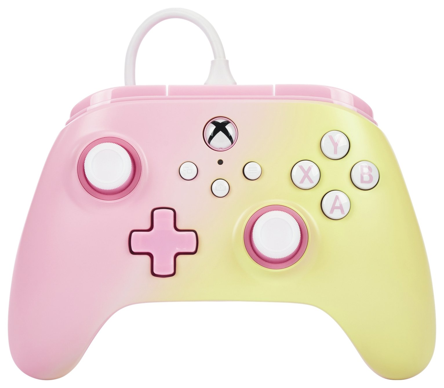 PowerA Xbox Series X/S & One Wired Controller Pink Lemonade