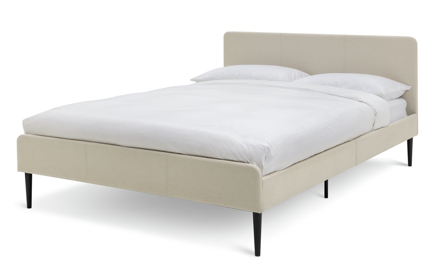 Habitat Kristopher Small Double Fabric Bed Frame - Cream