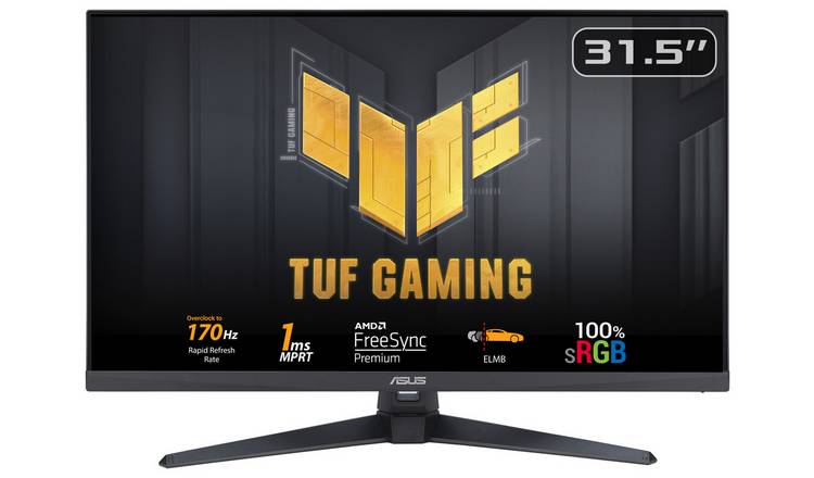 Asus Monitor Gamer 32 Curvo TUF - Full HD, Panel VA, 165Hz(1ms), FreeSync  Premium (VG328H1B)