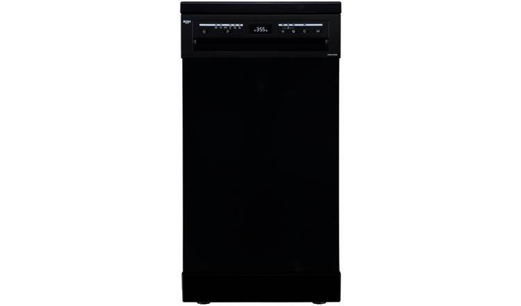 Bush DWSLE96B Slimline Dishwasher - Black