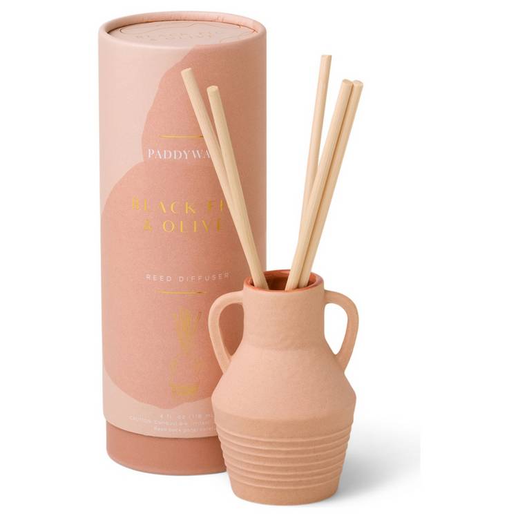 Paddywax Santorini Reed Diffuser - Black Fig & Olive 0