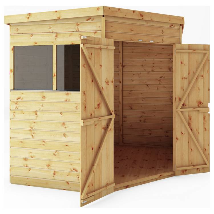 Mercia Shiplap Pent Shed - 7 x 7ft 0