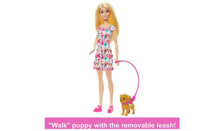 Buy Barbie Walk Wheel Doll and Wheelchair Puppy Playset Dolls