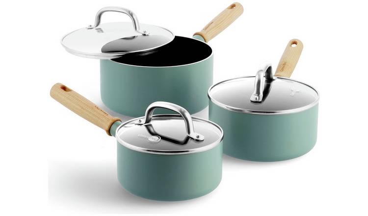 GreenPan Mayflower 3 Piece Non Stick Aluminium Pan Set