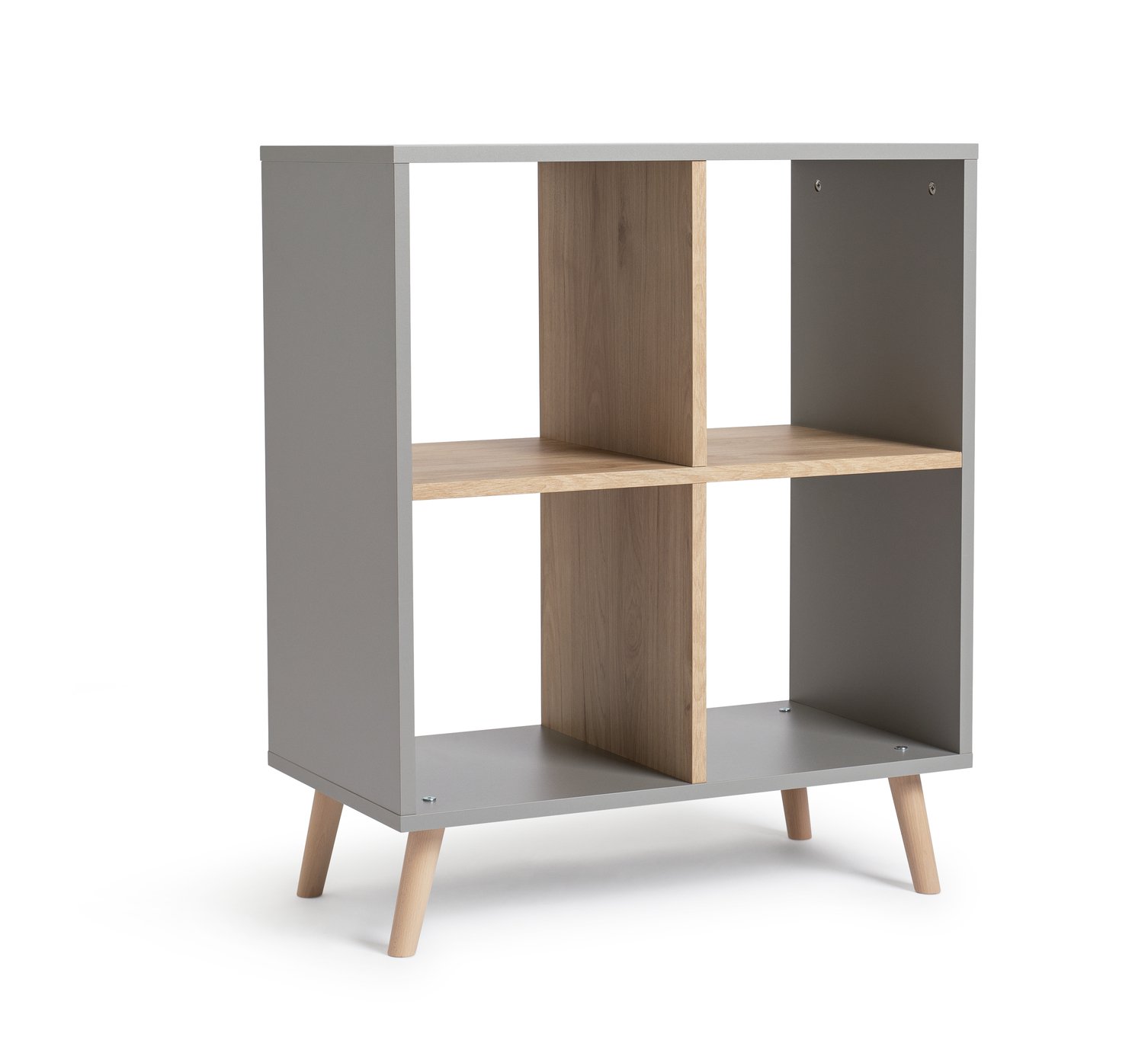 Habitat Skandi Deep Shelving Unit - Grey & Oak