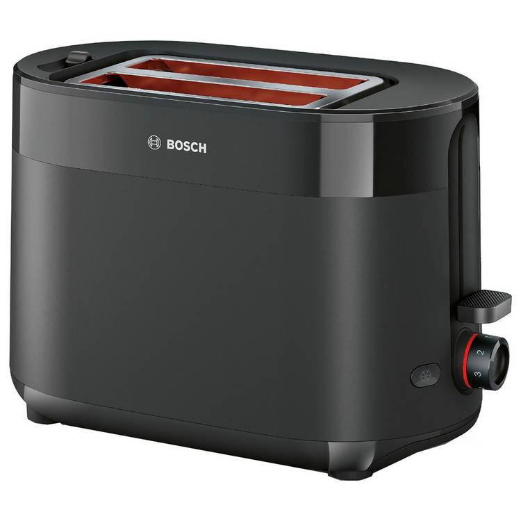 Bosch TAT2M123GB MyMoment Delight 2 Slice Toaster - Black 0