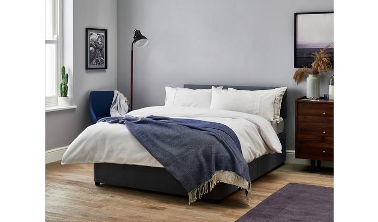 Argos grey double deals bed