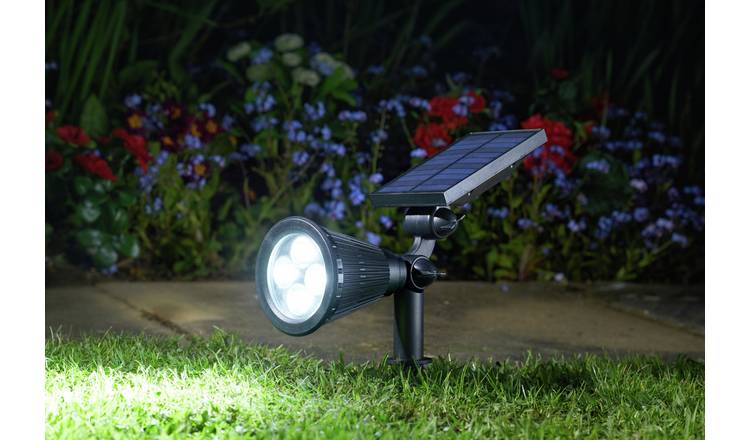 Smart Solar White Solar Spot Lights - Set of 2