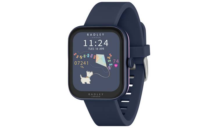 Radley Series 32 Navy Silicone Strap Smart Watch