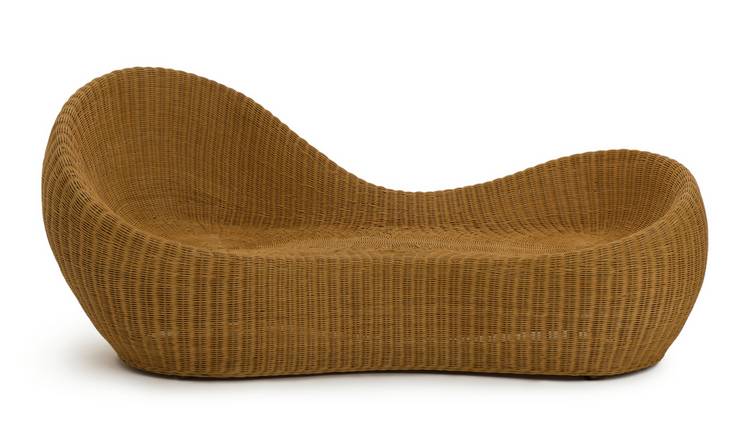 Rattan deals snuggle chair