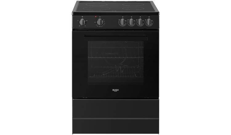 Bush B60SCBX 60cm Single Cavity Electric Cooker - Black