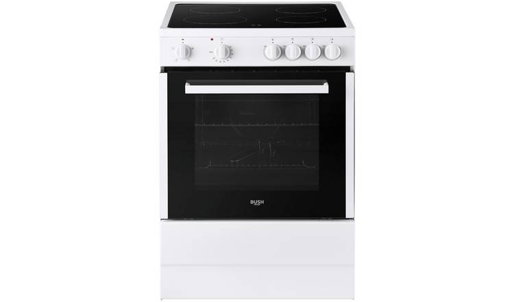 Bush B60SCWX 60cm Single Cavity Electric Cooker - White