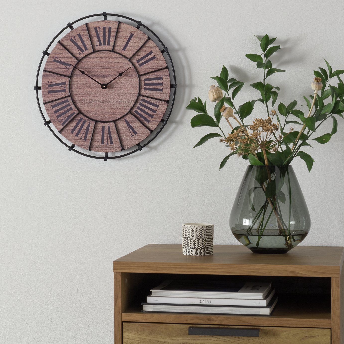 Argos Home Loft Wooden Wall Clock Review