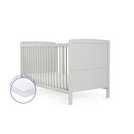 Buy Baby Elegance Travis Baby Cot Bed with Mattress Grey Cots