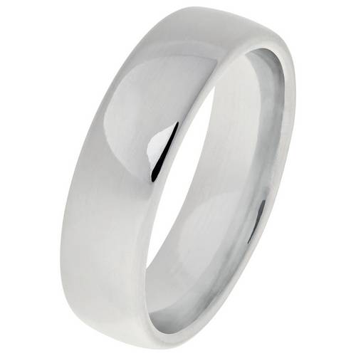 Buy Revere Sterling Silver Heavyweight Wedding Ring - 6mm - L | Mens ...