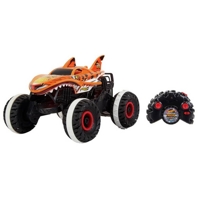 Hot Wheels Monster Trucks Unstoppable Shark R/C Vehicle 0