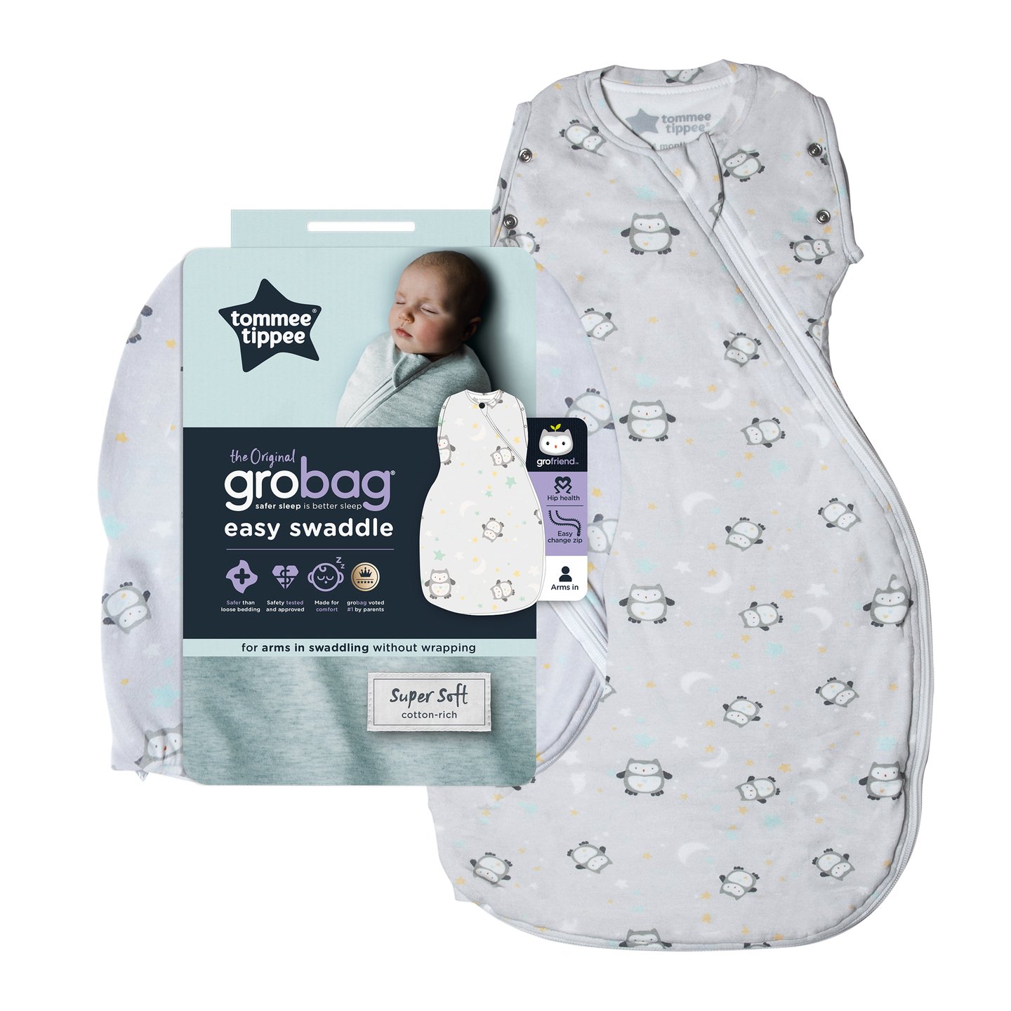 Tommee Tippee Newborn Snuggle, 3-9m, 1.0 Tog, Little Ollie Review