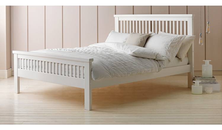 Pine double deals bed frame argos