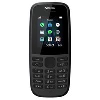 SIM Free Nokia 105 Mobile Phone - Black 