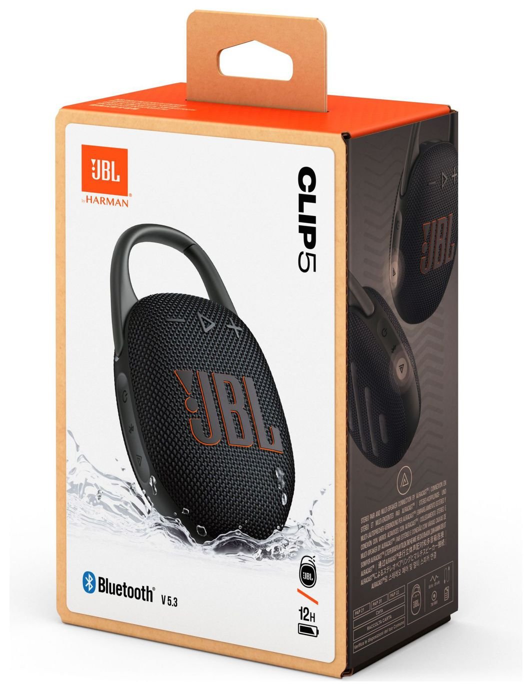 Buy JBL Clip 5 Portable Bluetooth Speaker - Black | Bluetooth