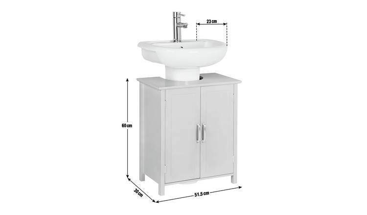 Argos bathroom under 2024 sink storage