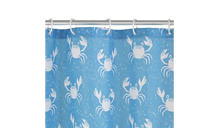 Argos Home Happy Crab Shower Curtain