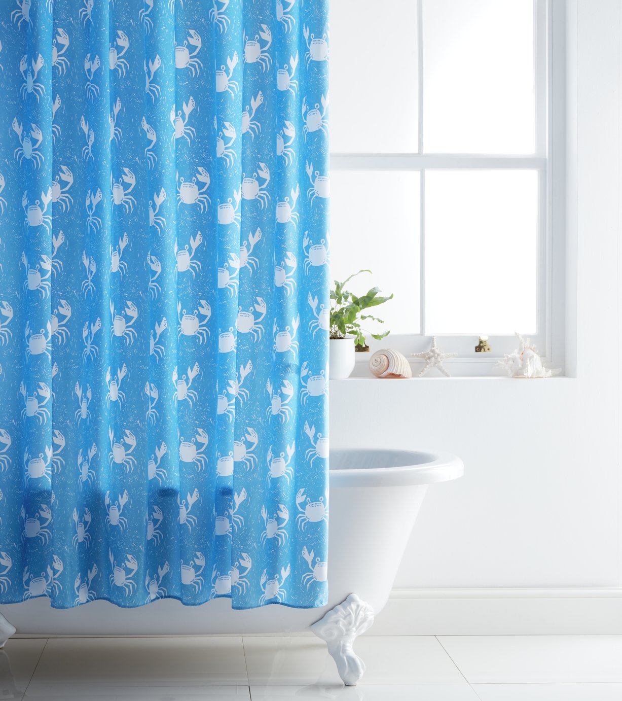 Argos Home Happy Crab Shower Curtain Reviews Updated March 2024