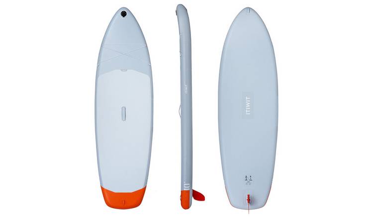 Decathlon SUP 100 Stand Up Paddleboard Large Pack - Grey