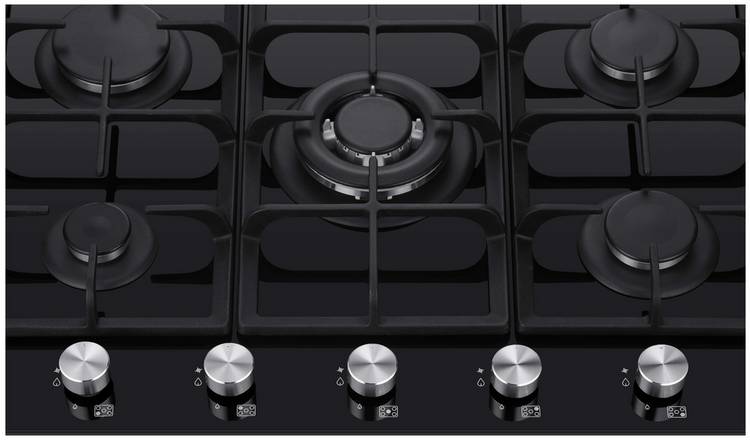 Bush B5BGHGG Electric Gas Hob - Black