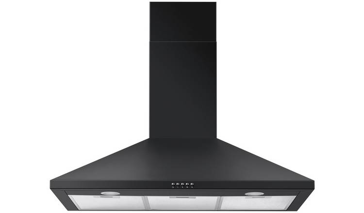 Bush BCH90B 90cm Chimney Cooker Hood - Black