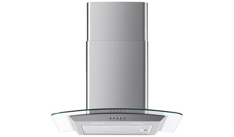 Bush BGH60SS 60cm Chimney Cooker Hood - Stainless Steel