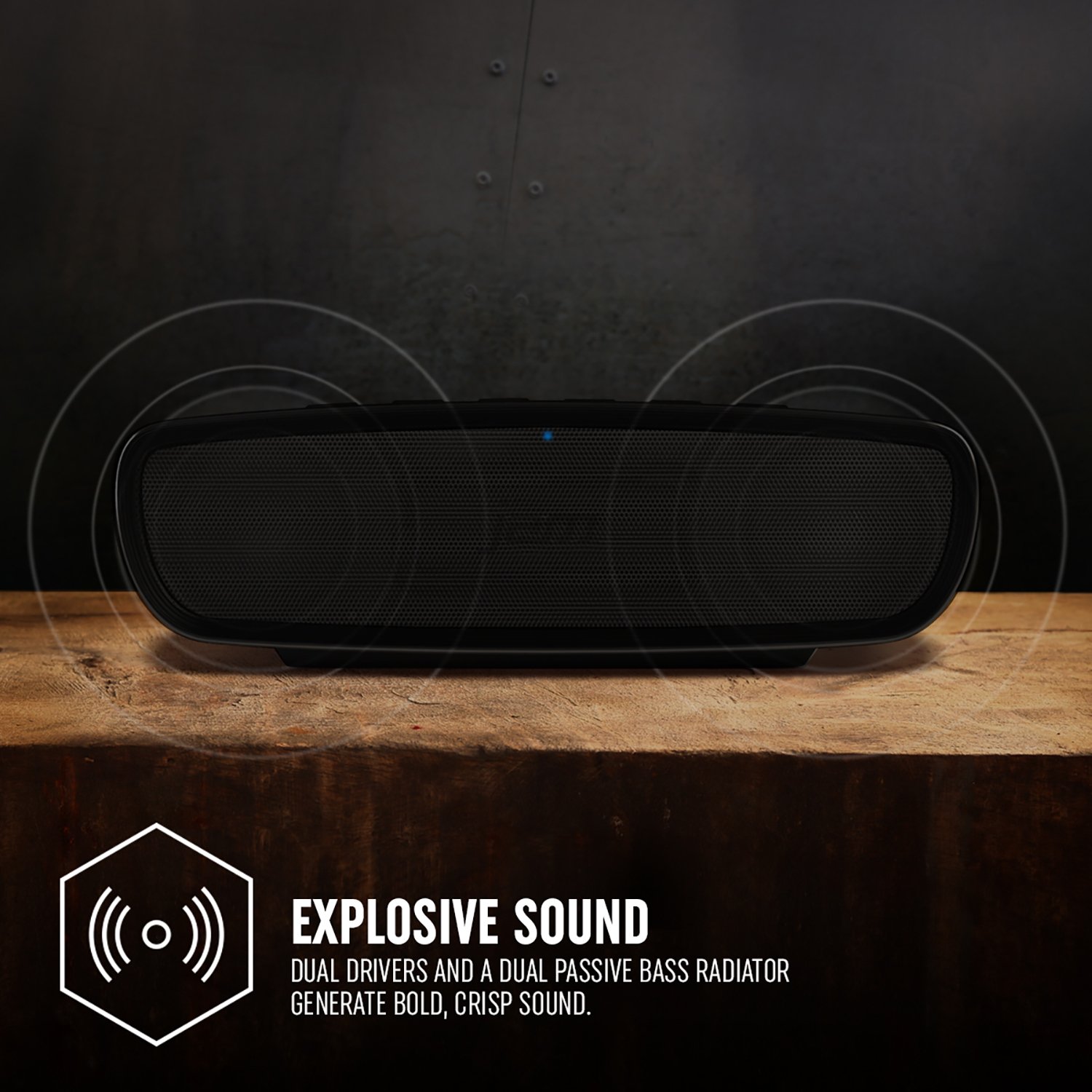 jam heavy metal speaker argos