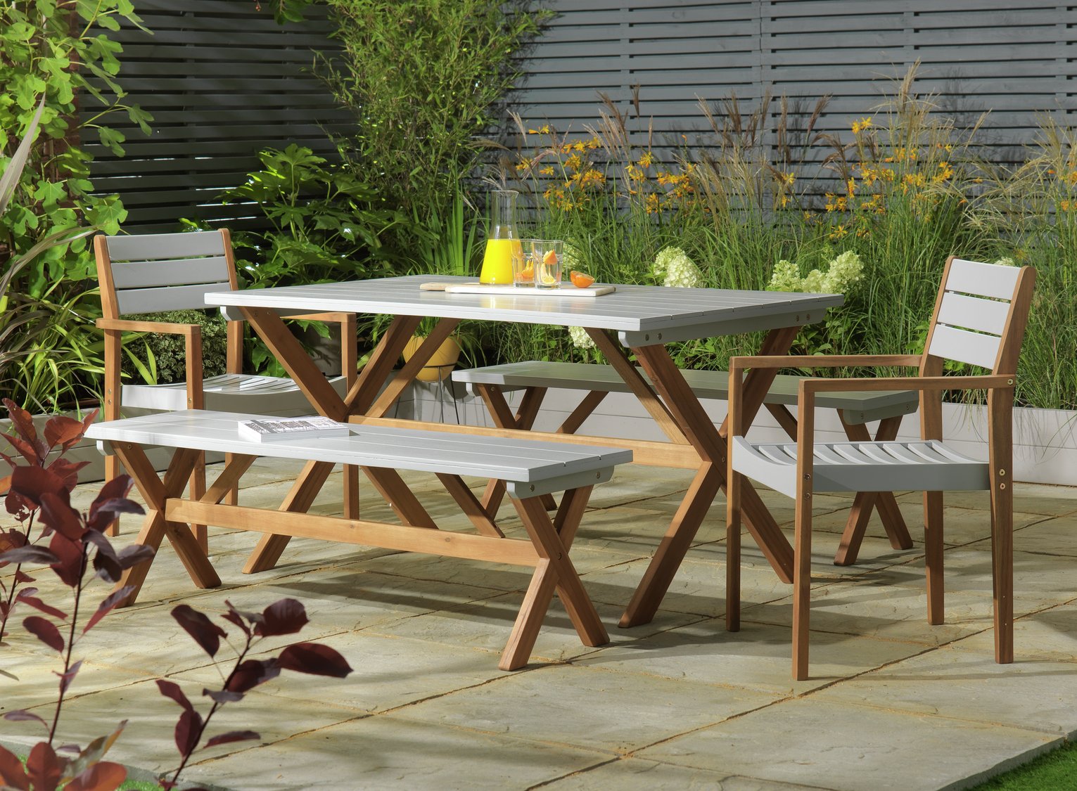 Argos Home Richmond 6 Seater Wooden Patio Set Reviews Updated