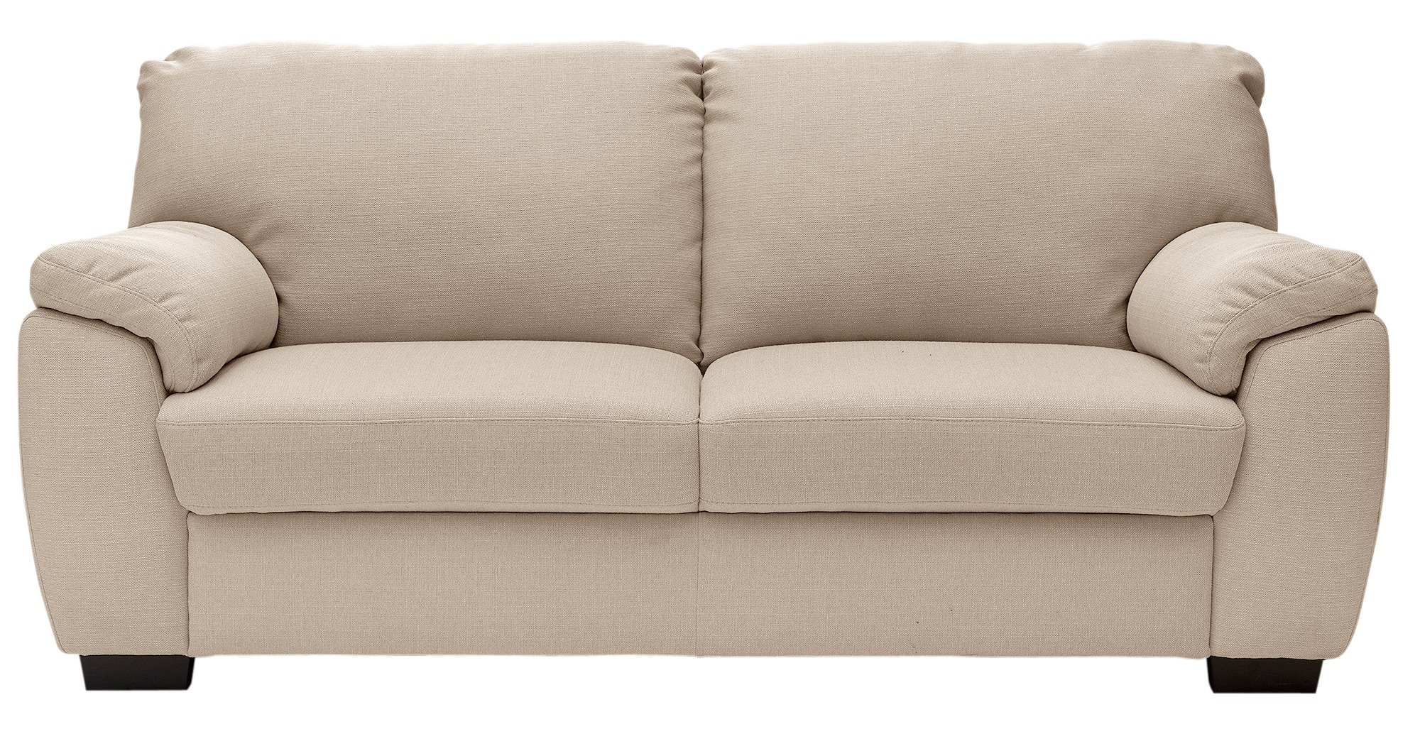 Argos Home Milano 3 Seater Fabric Sofa - Beige