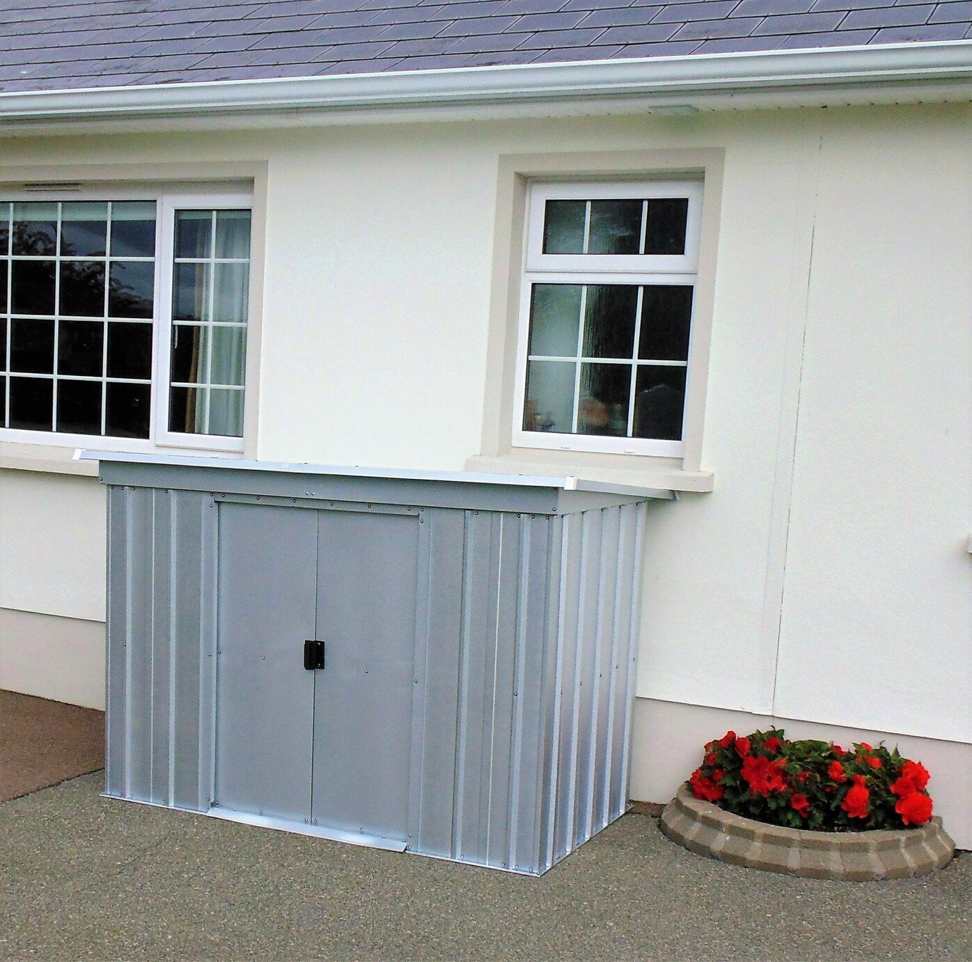metal bike shed argos