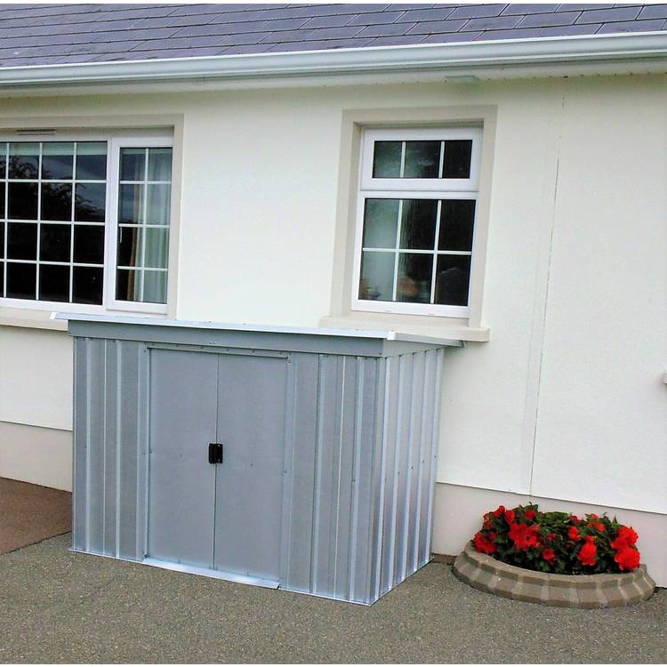 Yardmaster Pent Metal Garden Storage Unit - 6 x 4ft 0