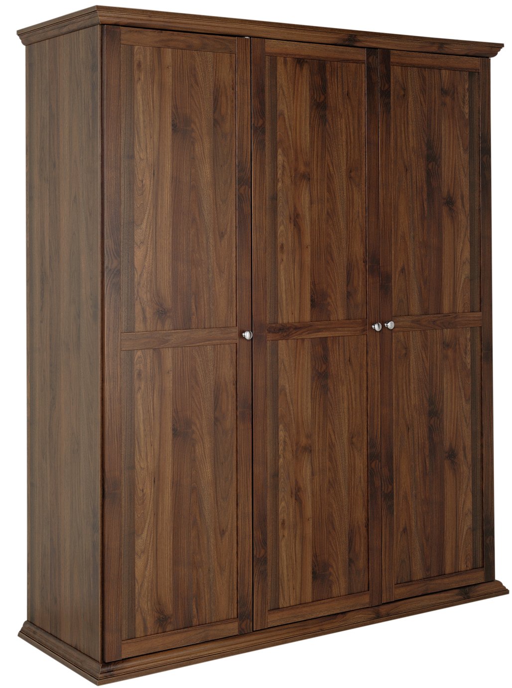 Argos Home Canterbury 3 Door Wardrobe - Walnut Effect